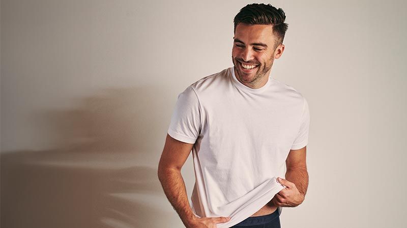 Witte T-shirts voor heren | Morgen in huis | Suitable